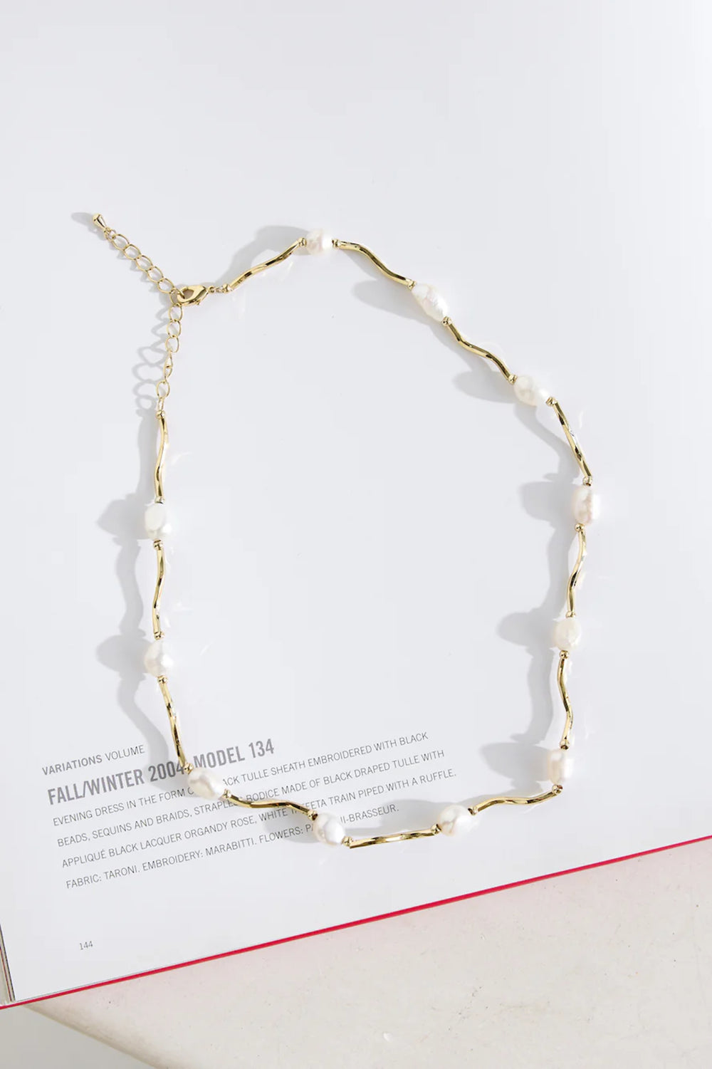 Poesy Necklace Gold