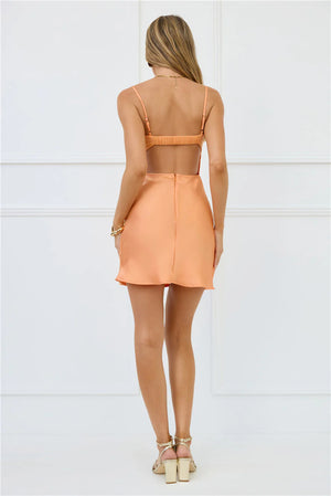 Soft Dream Satin Mini Dress