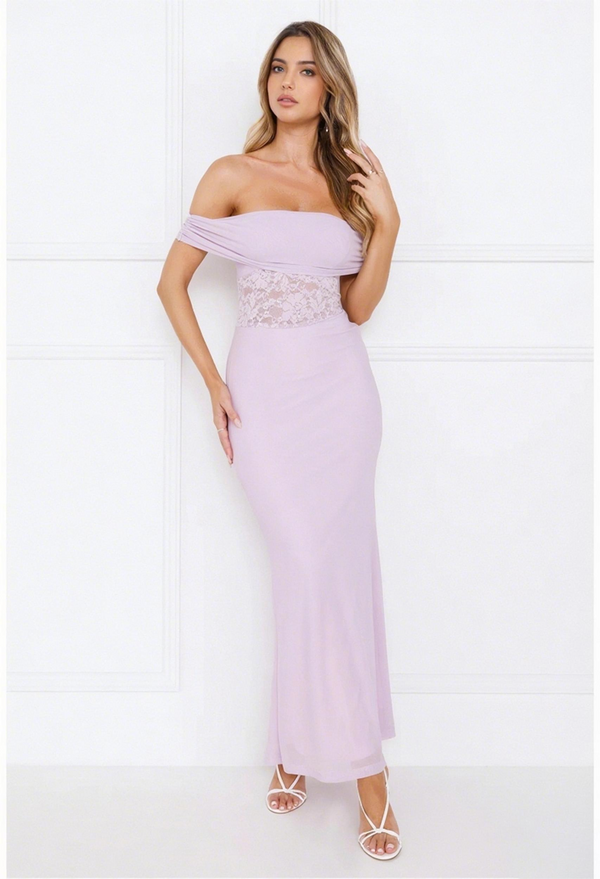 Off Shoulder Maxi Dress