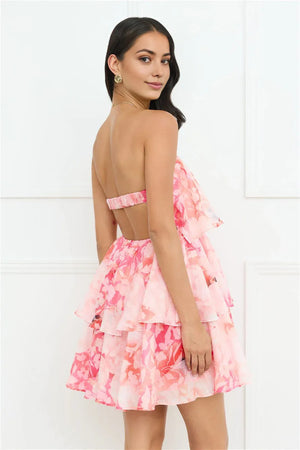 Icon In The Making Strapless Mini Dress