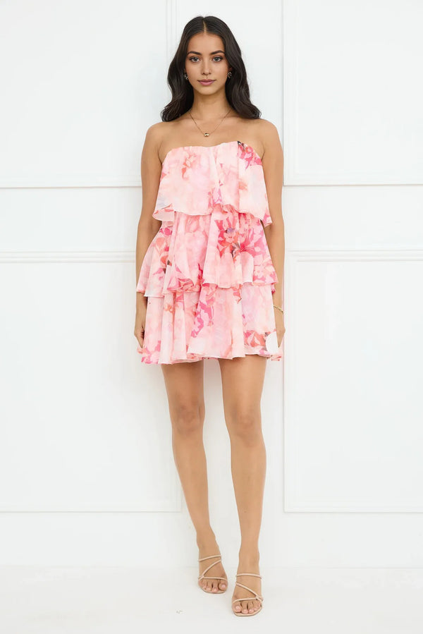 Icon In The Making Strapless Mini Dress