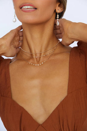 Smooth Vibes Necklace Gold