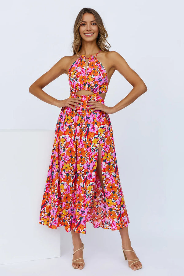 Fly Away Today Midi Dress