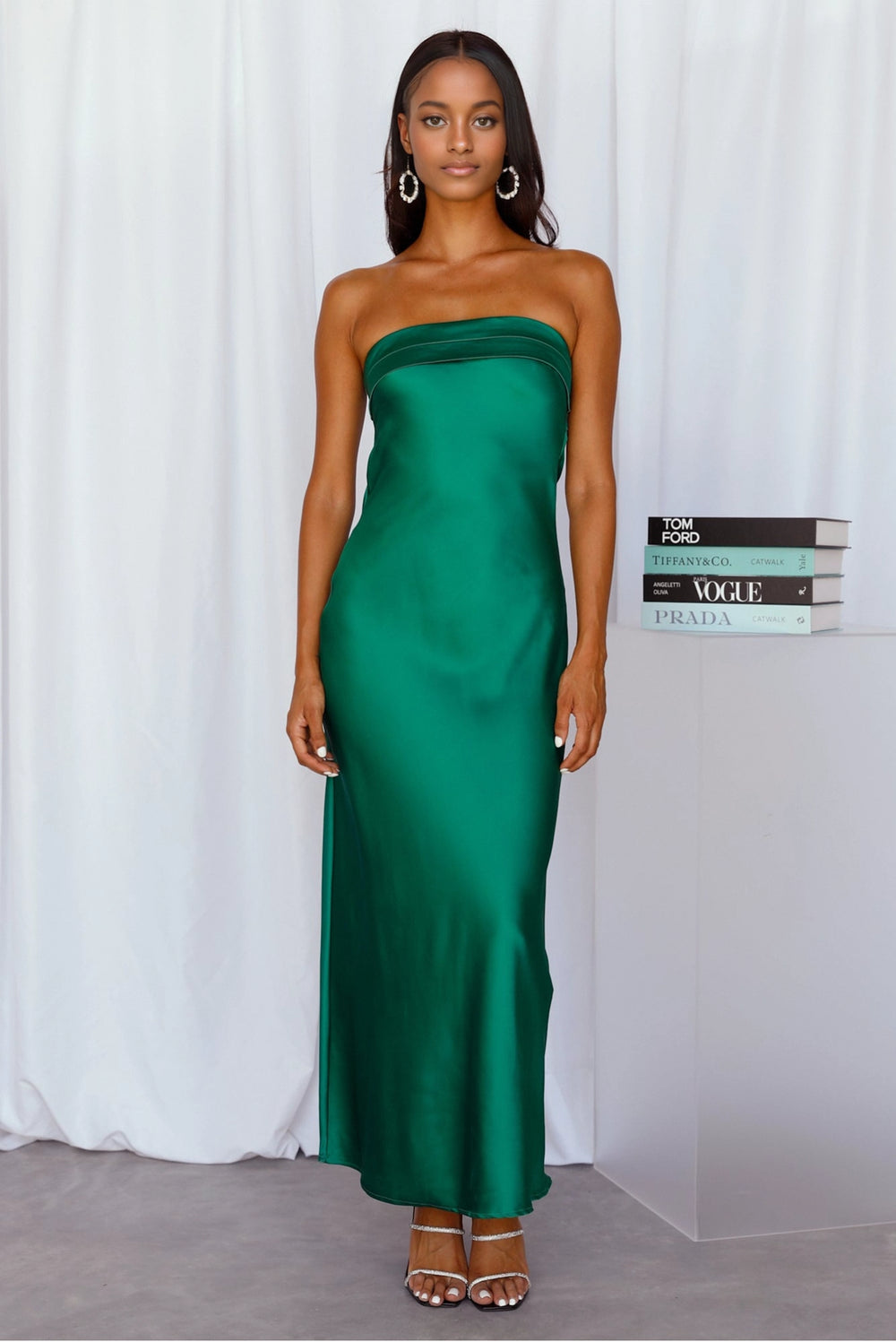 Coolness Calling Satin Maxi Dress