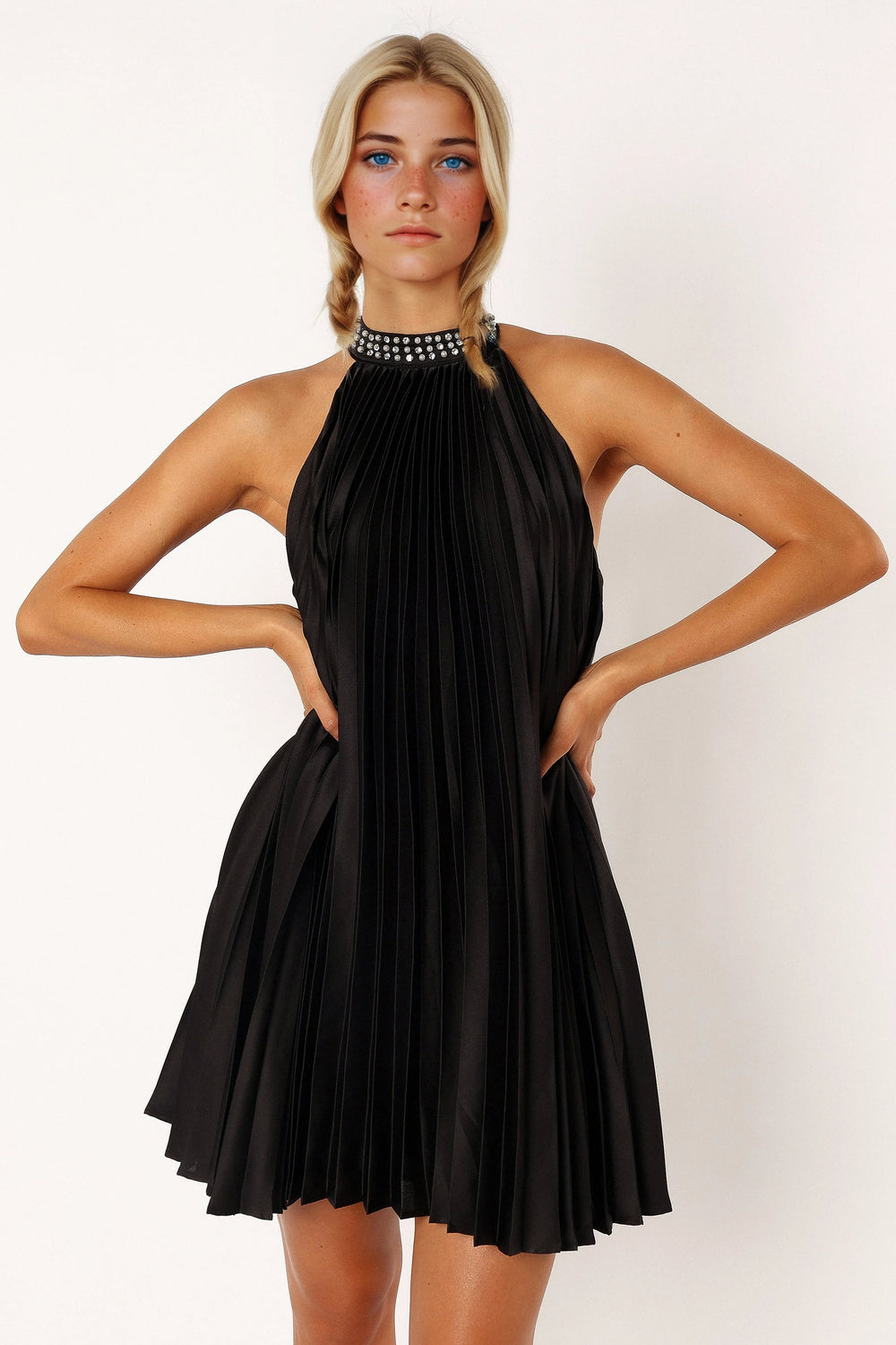 Lizzy Halterneck Mini Dress