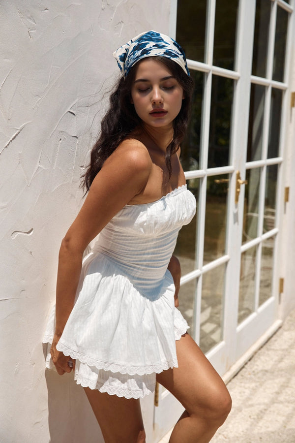 On Some Nights Strapless Mini Dress