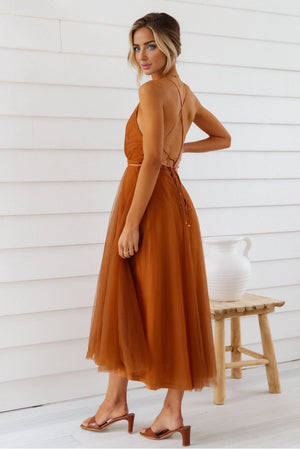 Summer Cinderella Midi Dress