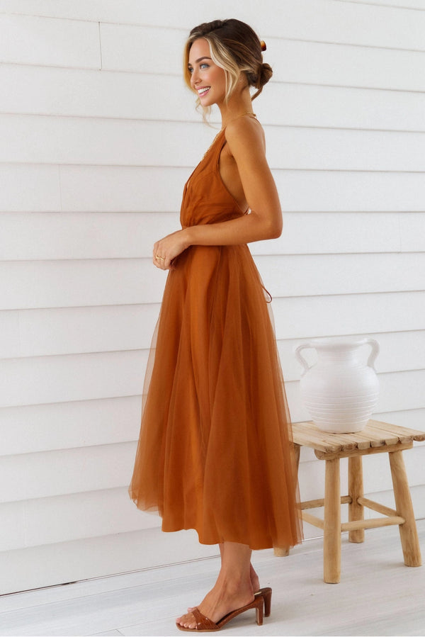 Summer Cinderella Midi Dress